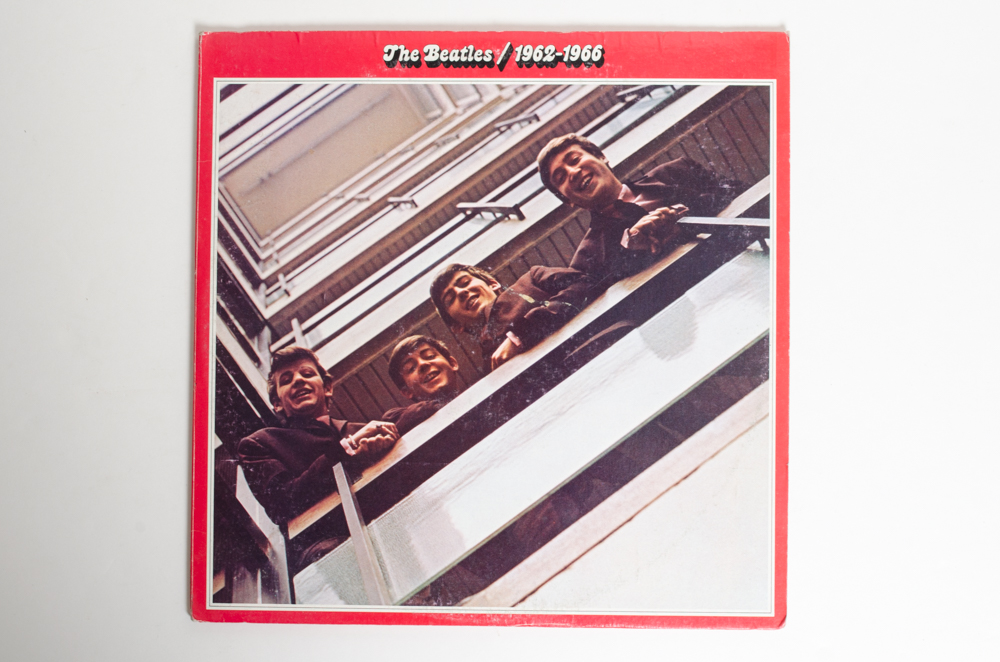 Collection of Vintage Rock and Pop Vinyl Records