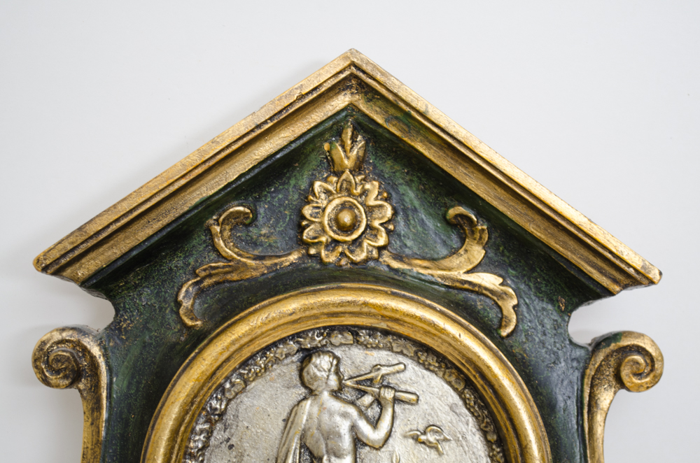 Painted Plaster Wall Hanging