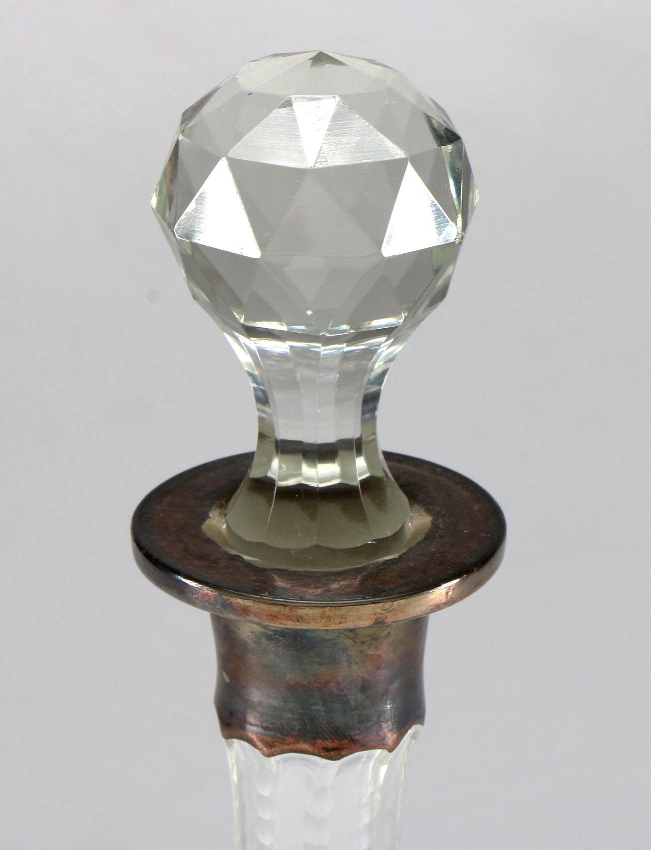 Baccarat Crystal Decanter and Large Glass Decanter