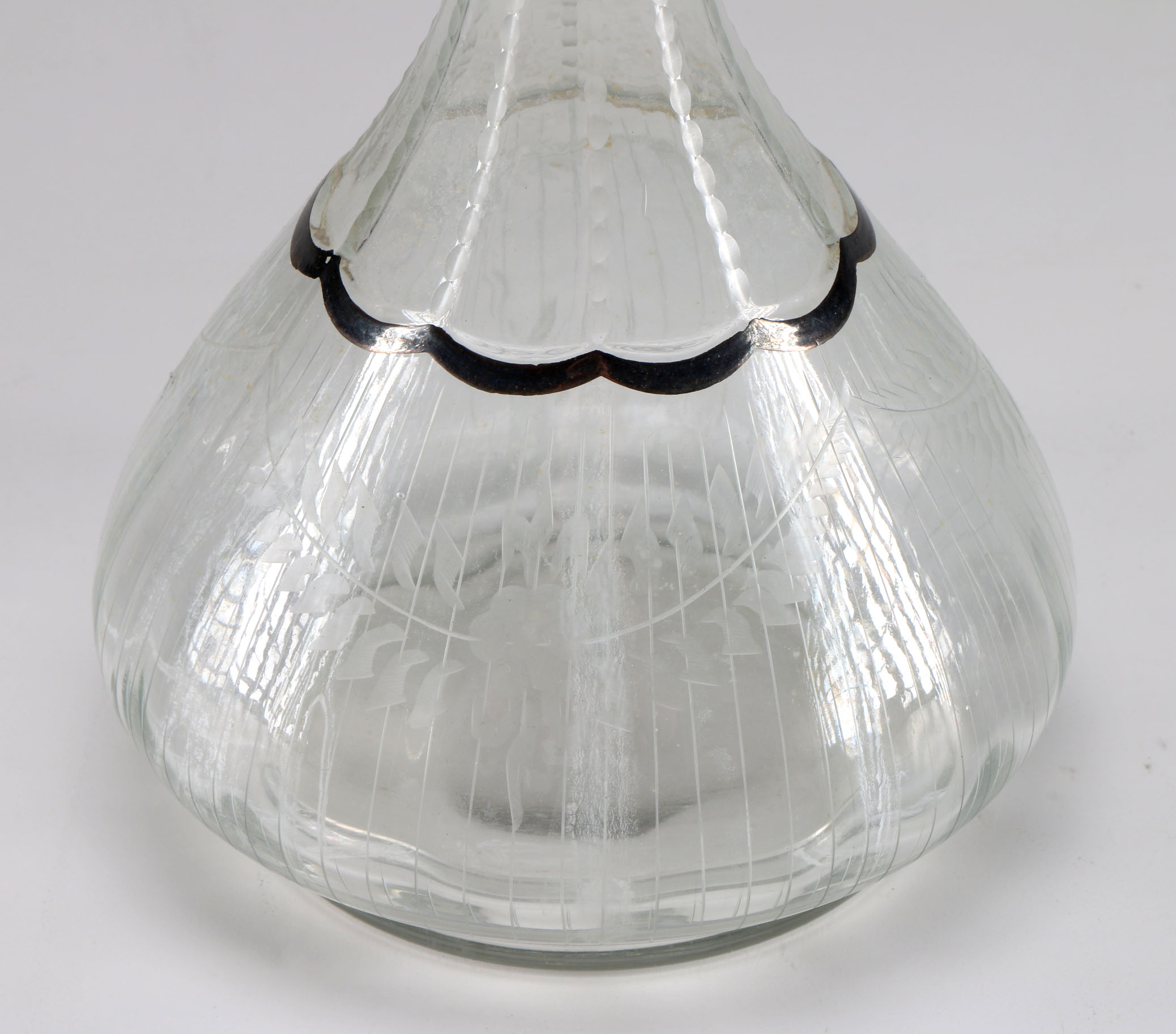 Baccarat Crystal Decanter and Large Glass Decanter