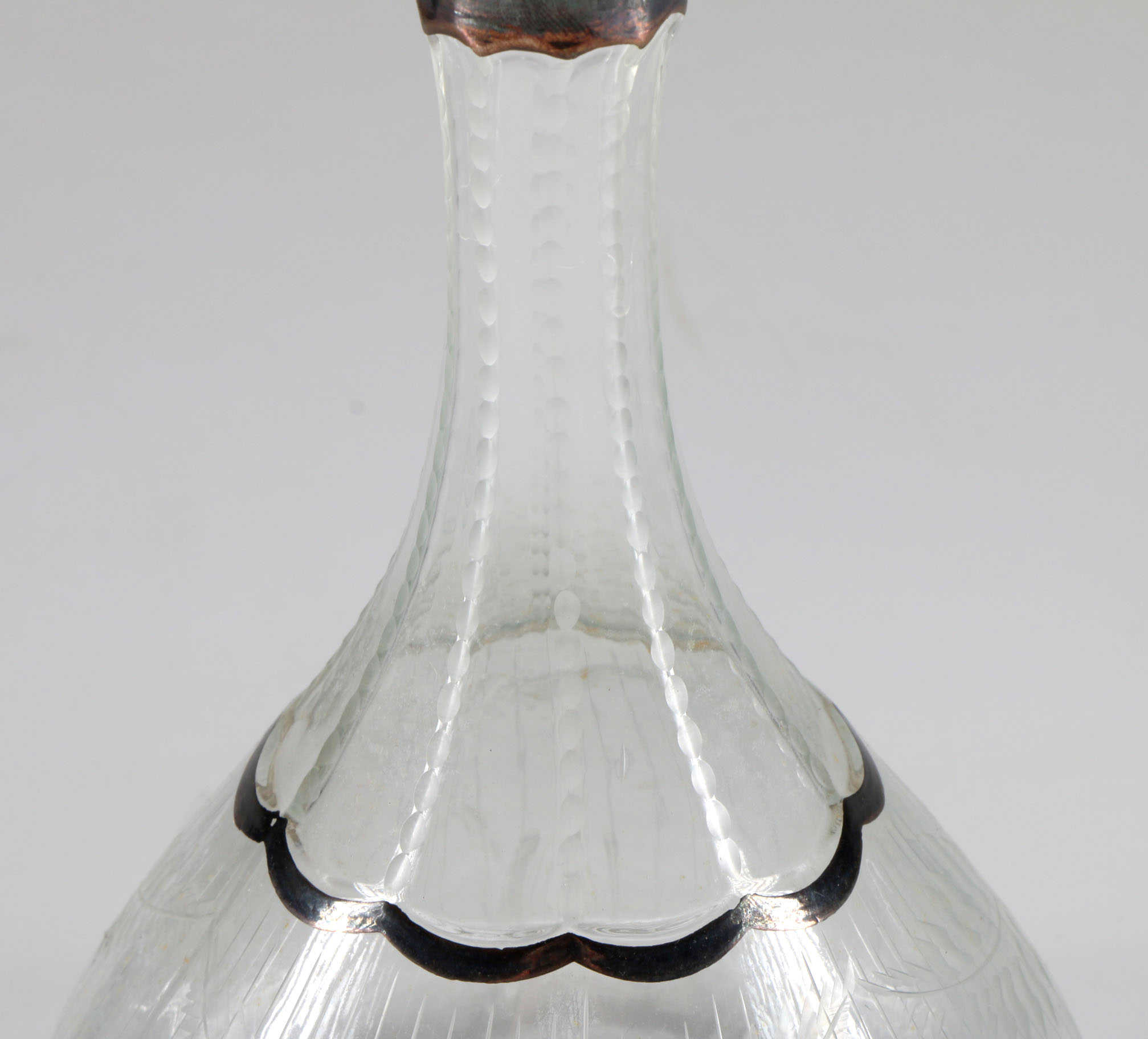 Baccarat Crystal Decanter and Large Glass Decanter