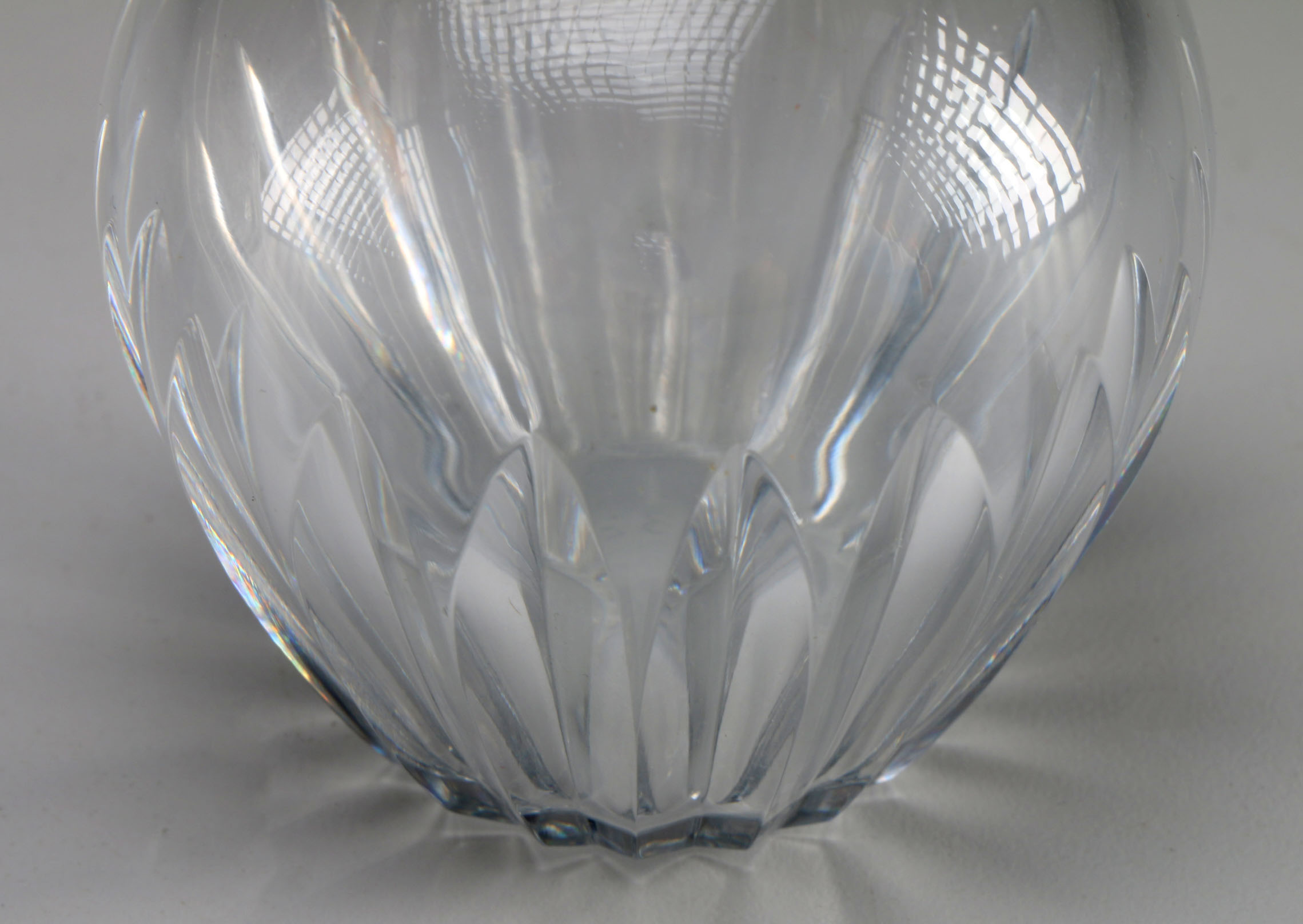 Baccarat Crystal Decanter and Large Glass Decanter