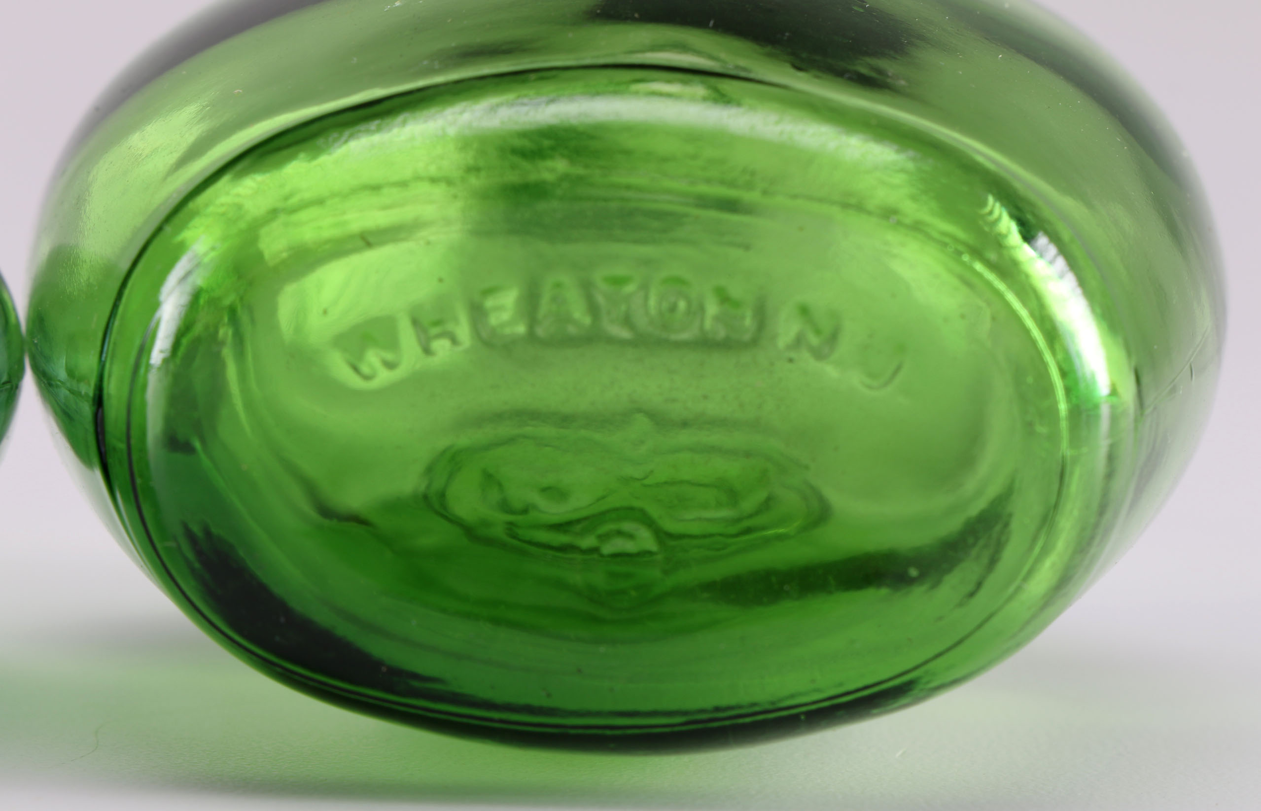 Collection of Small Green Bottles