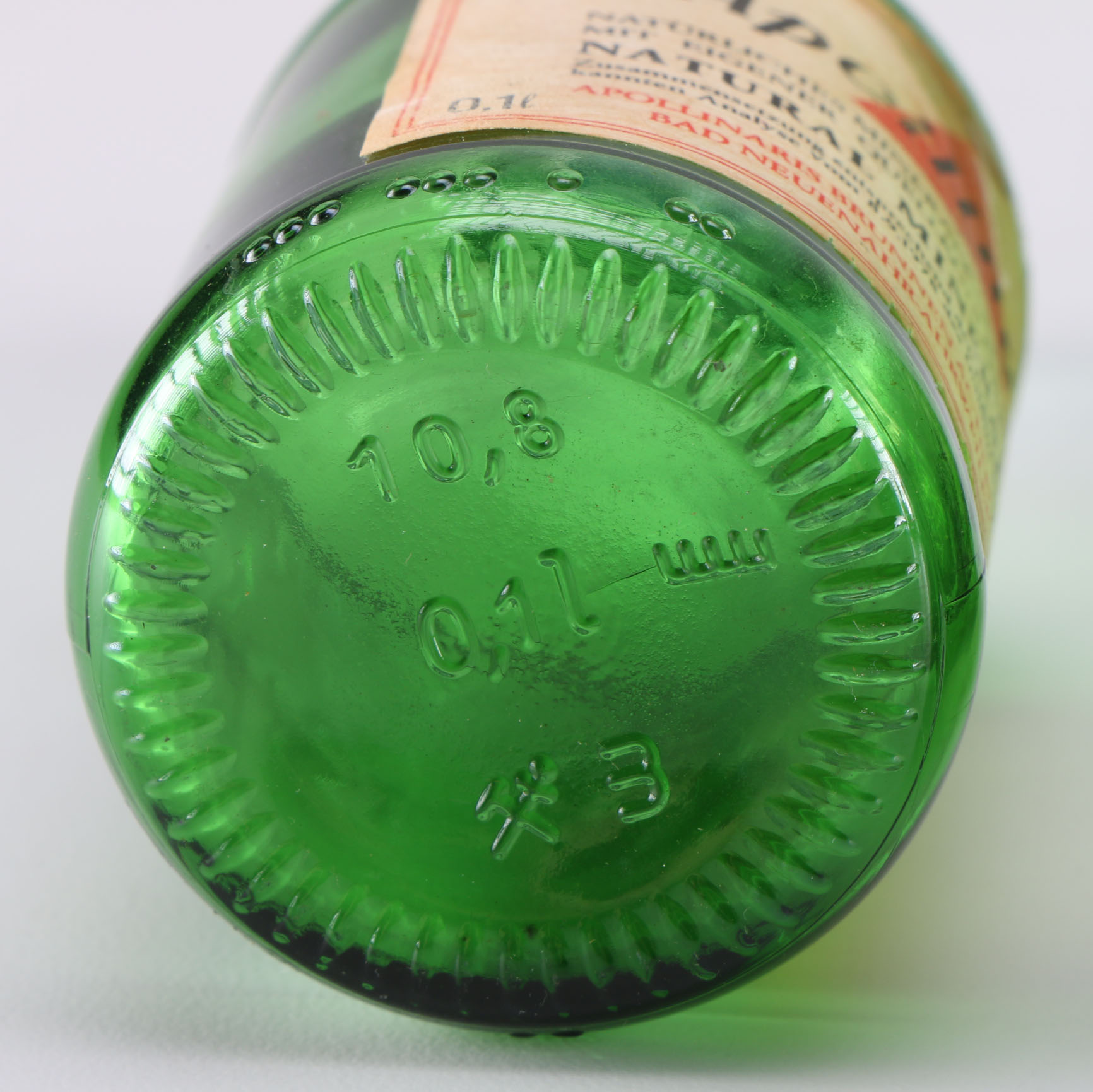 Collection of Small Green Bottles
