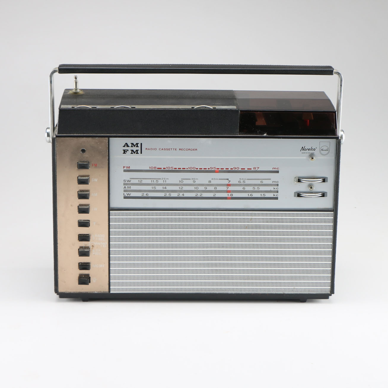 Vintage Norelco Radio Cassette Recorder