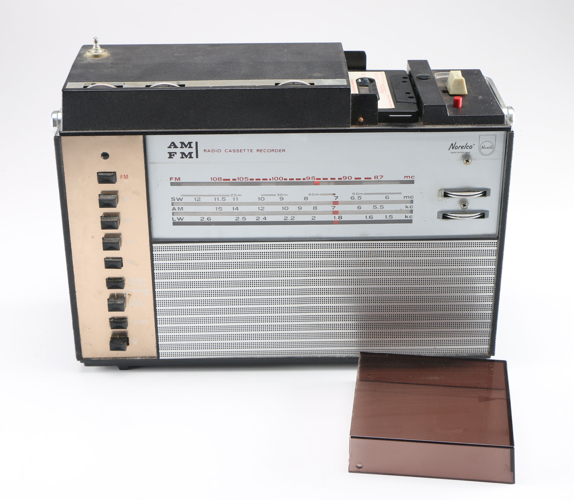 Vintage Norelco Radio Cassette Recorder