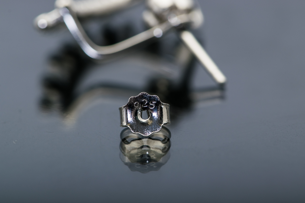 Sterling Silver and Cubic Zirconia Ear Jacket Earrings