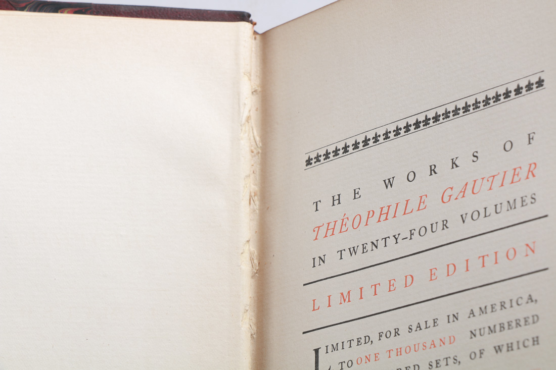 The Works of Theophile Gautier in Twenty Four Volumes