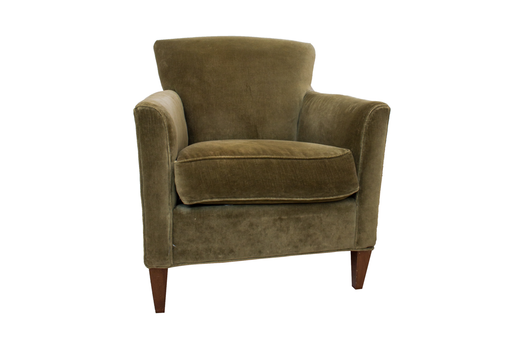 Room & Board Green Arm Chair