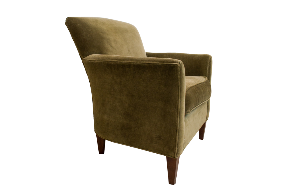 Room & Board Green Arm Chair