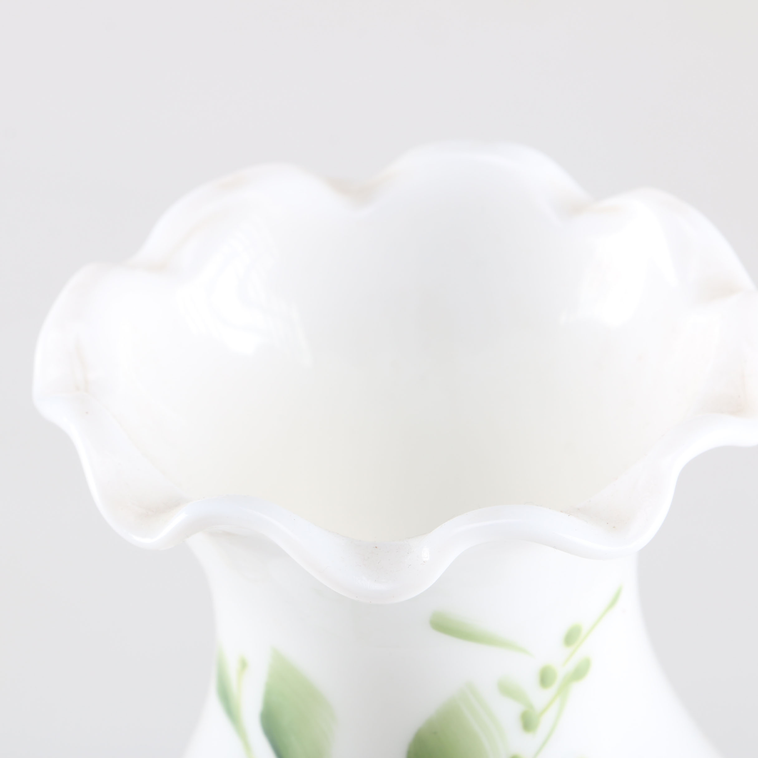 Small Hand Painted Porcelain Lamp