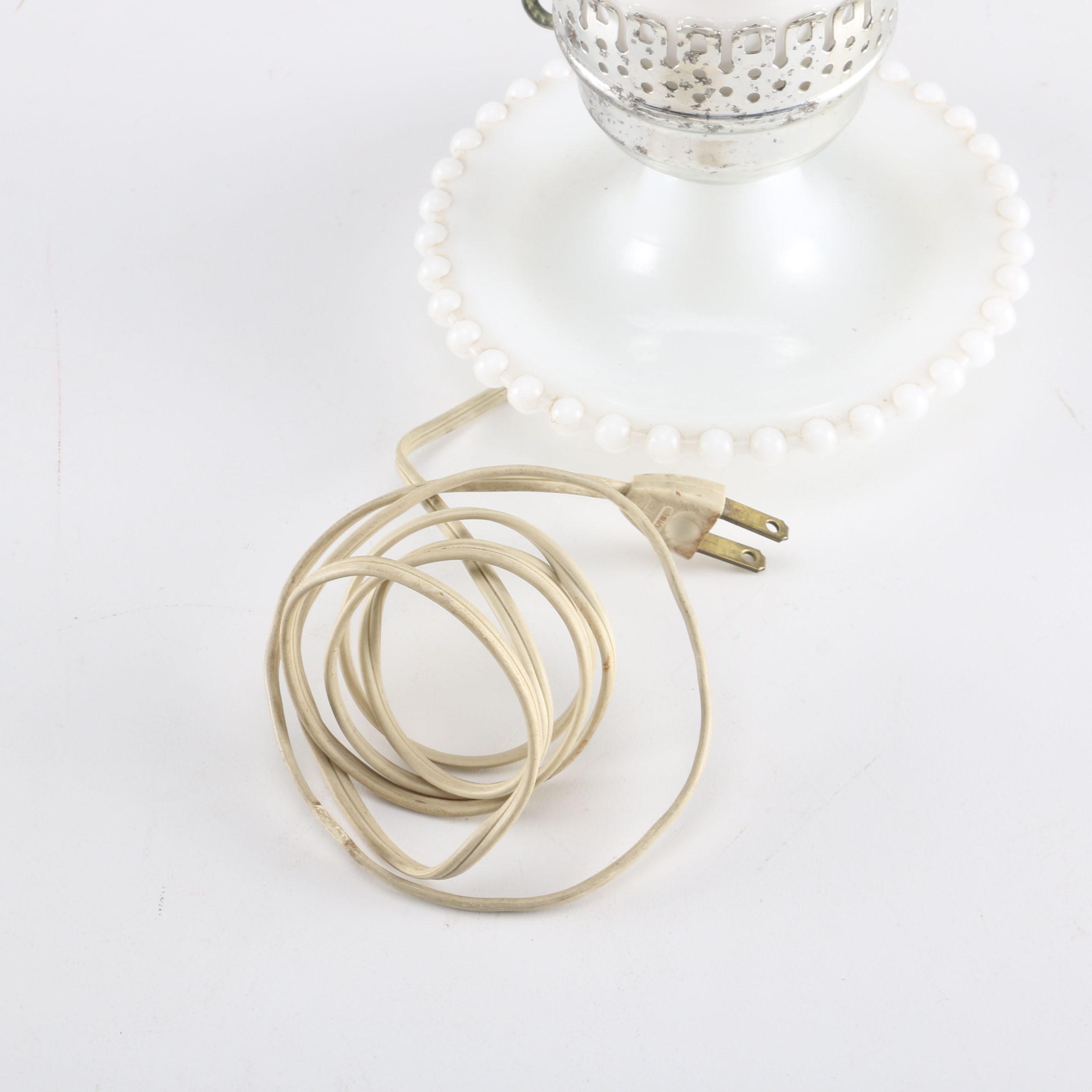 Small Hand Painted Porcelain Lamp