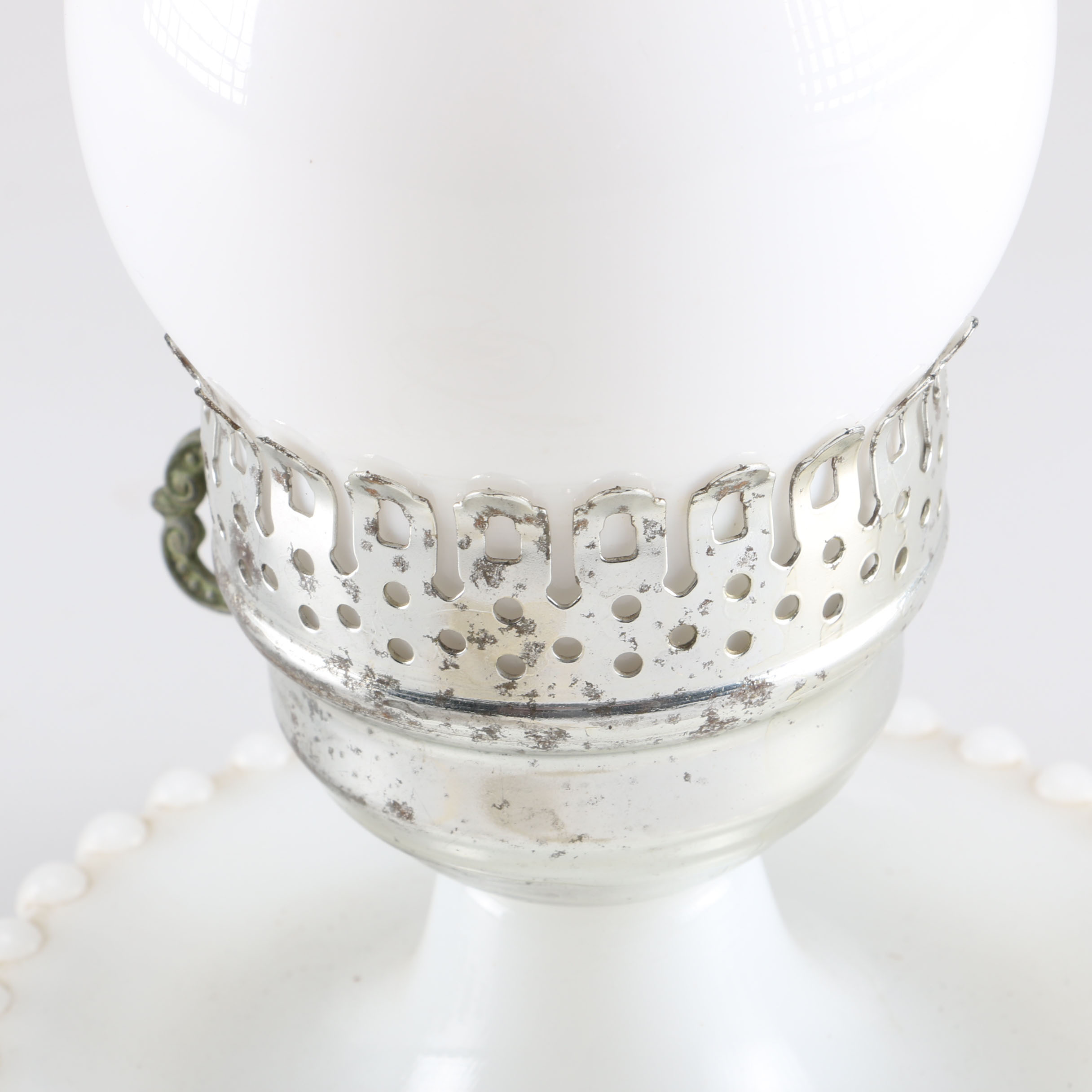 Small Hand Painted Porcelain Lamp