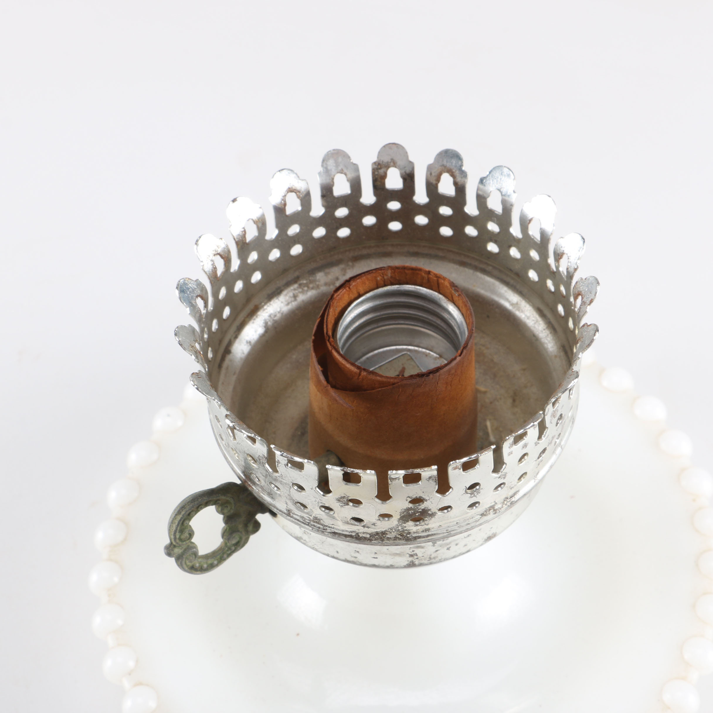 Small Hand Painted Porcelain Lamp