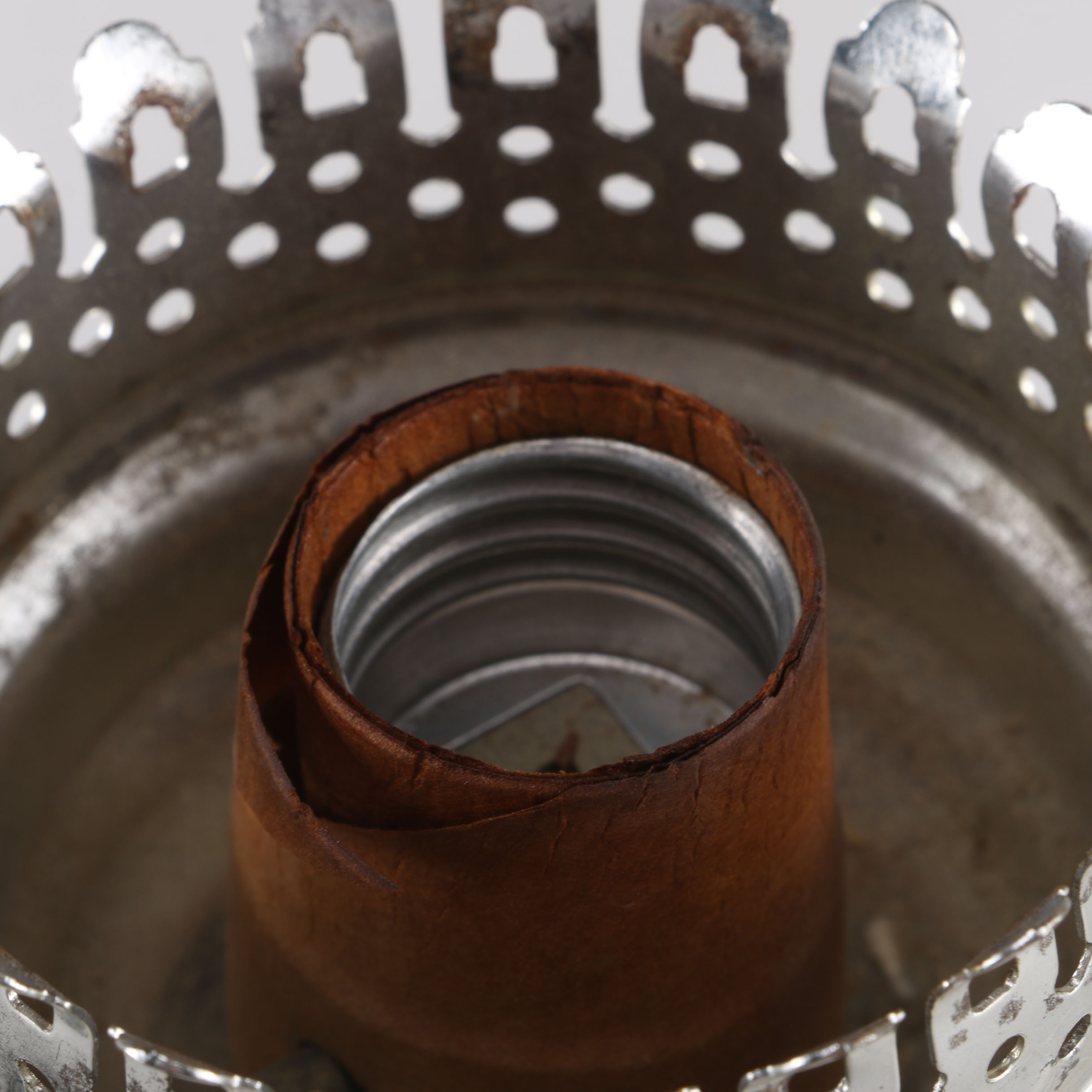 Small Hand Painted Porcelain Lamp