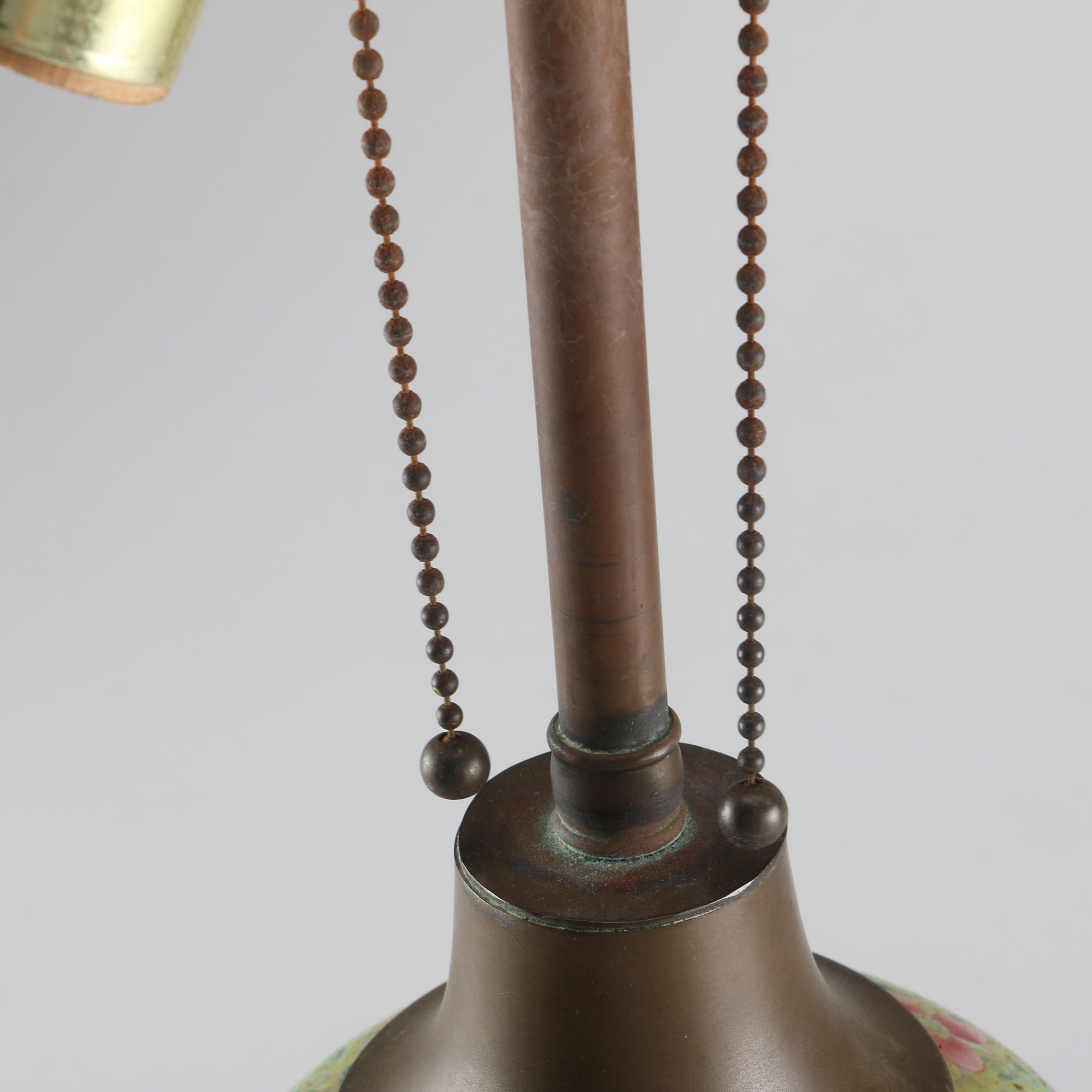 Asian Inspired Floral Lamp