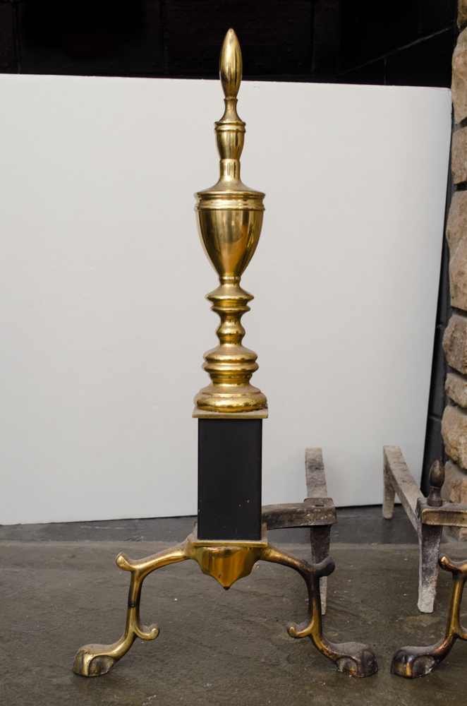 Brass Andirons