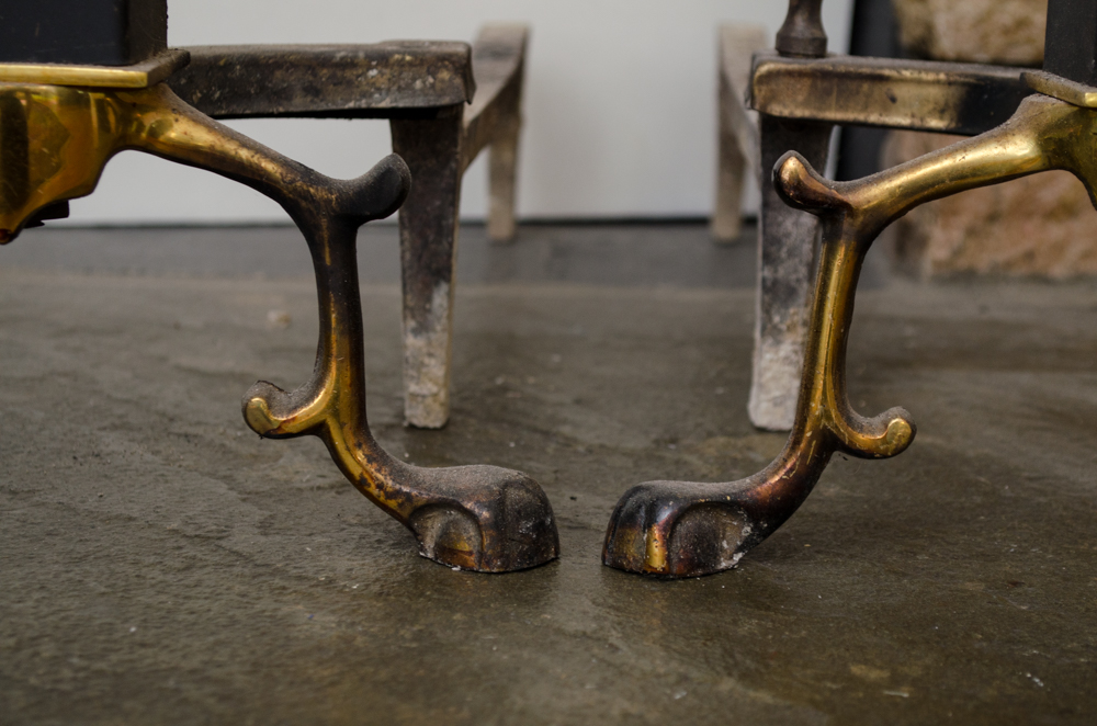 Brass Andirons