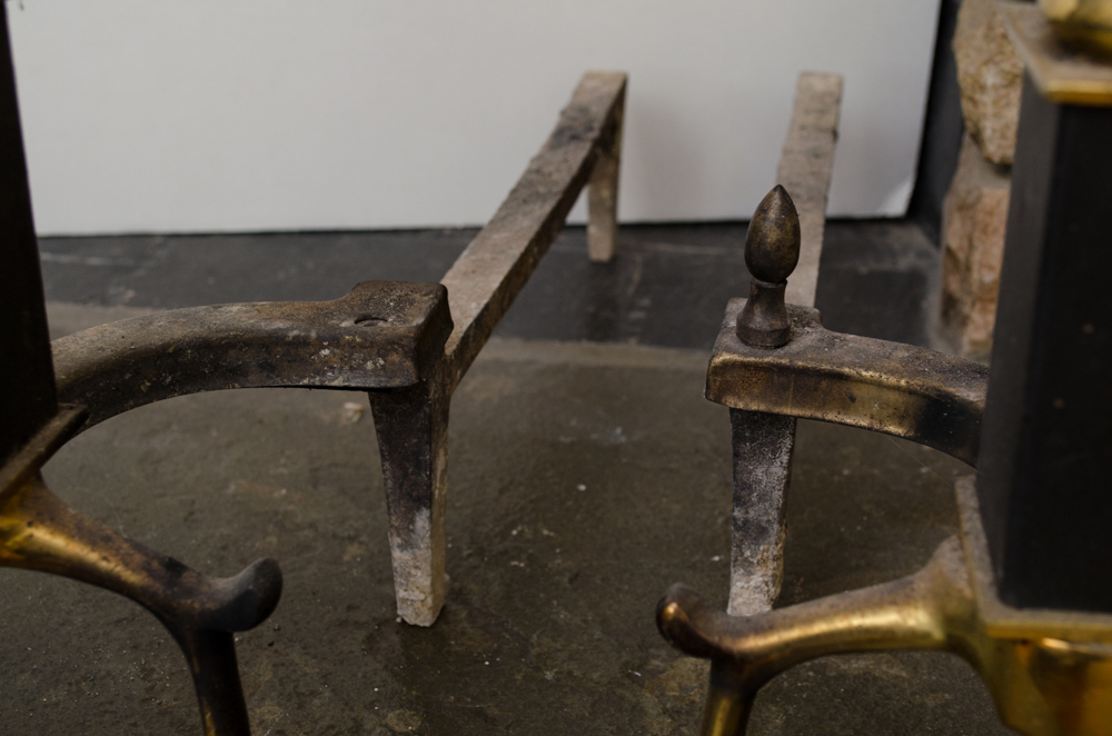 Brass Andirons