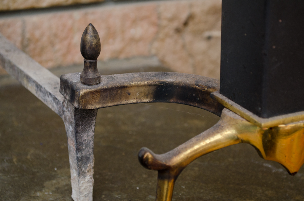 Brass Andirons