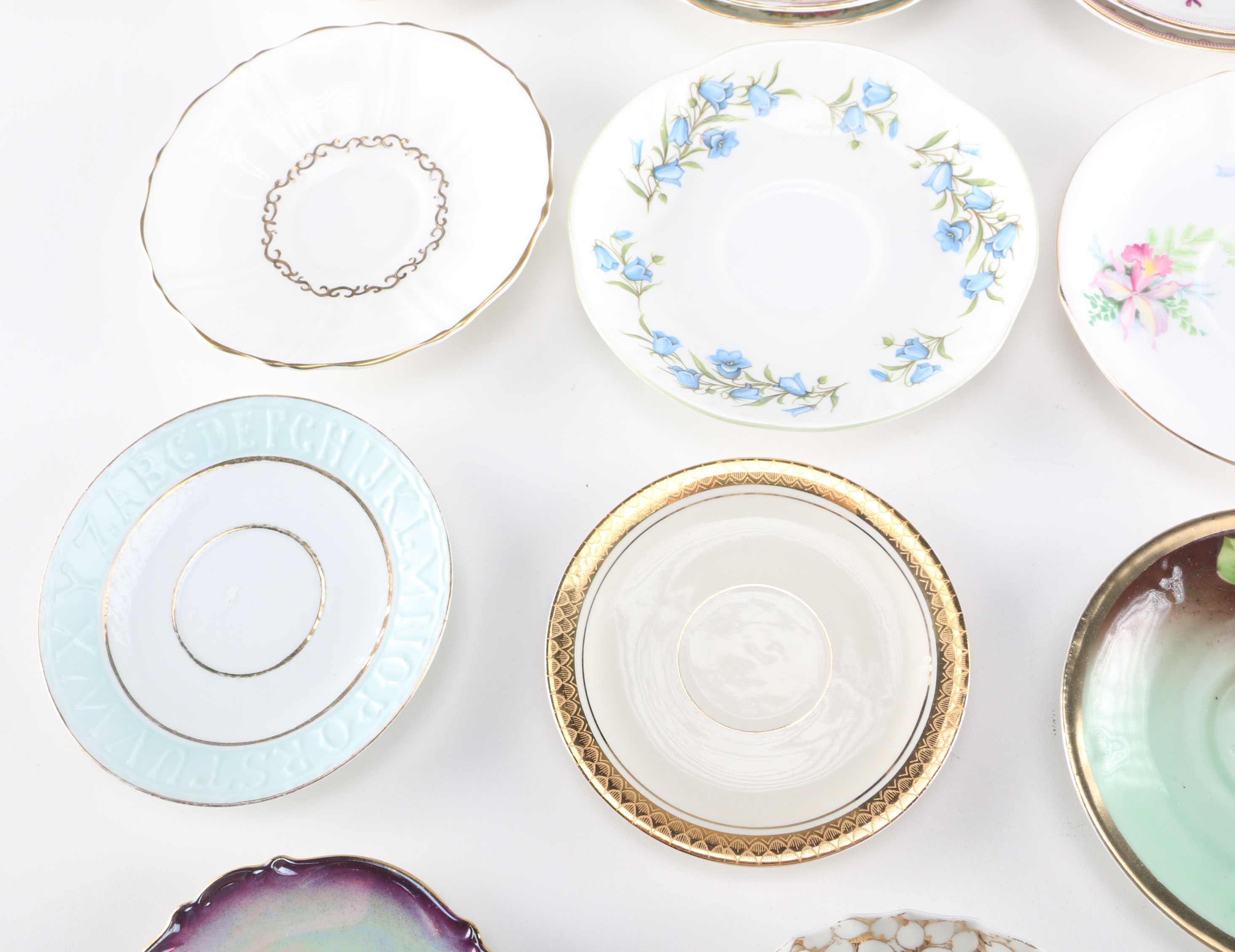 Collection of China Saucers and Trays
