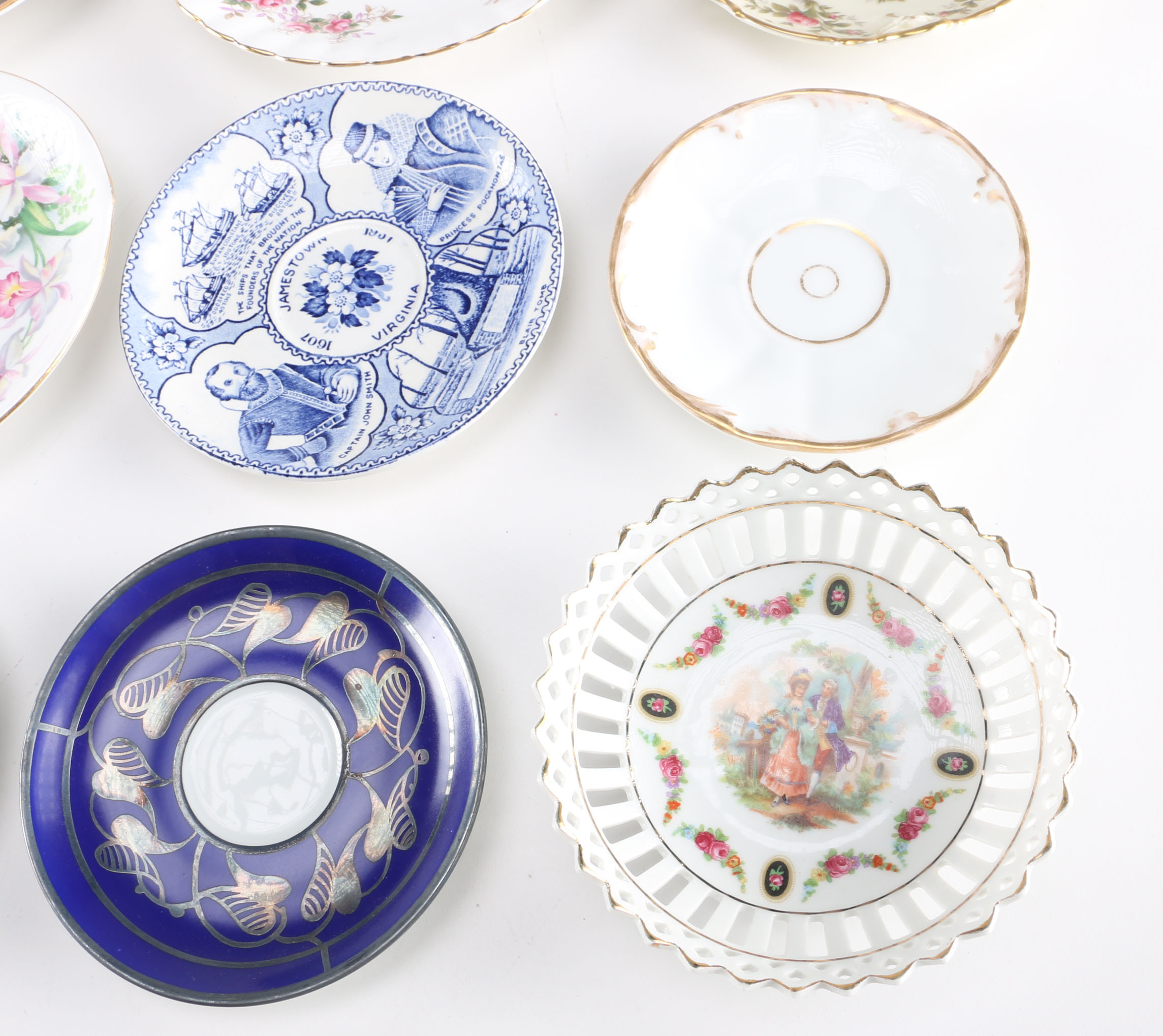 Collection of China Saucers and Trays