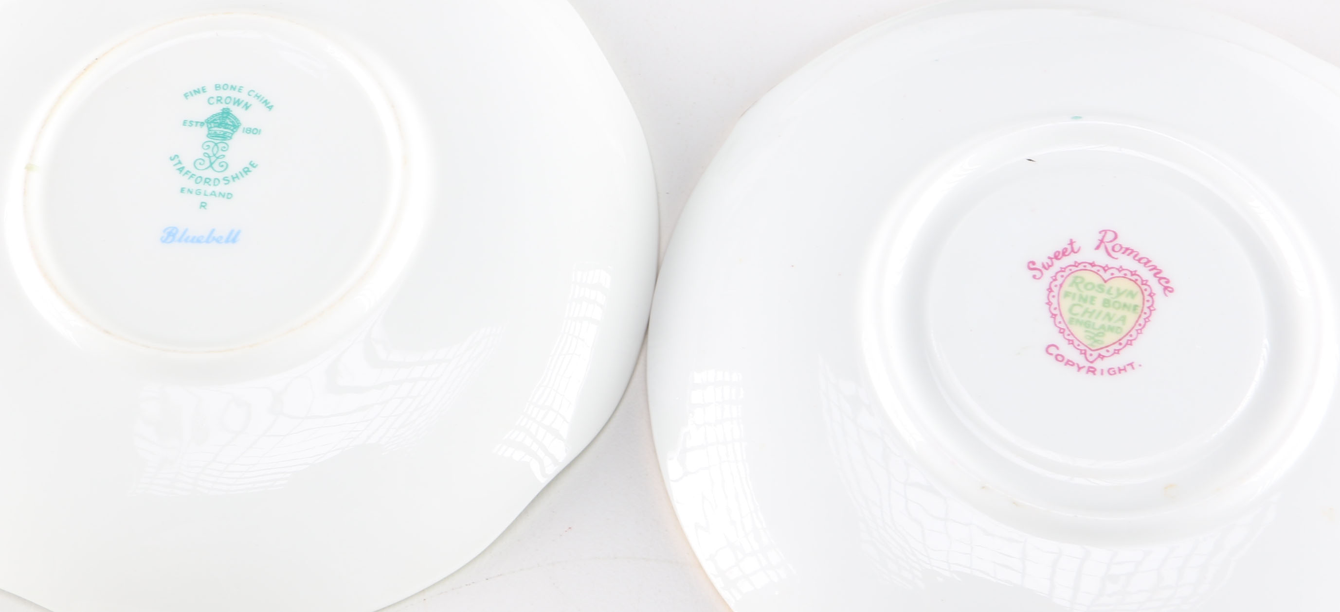 Collection of China Saucers and Trays