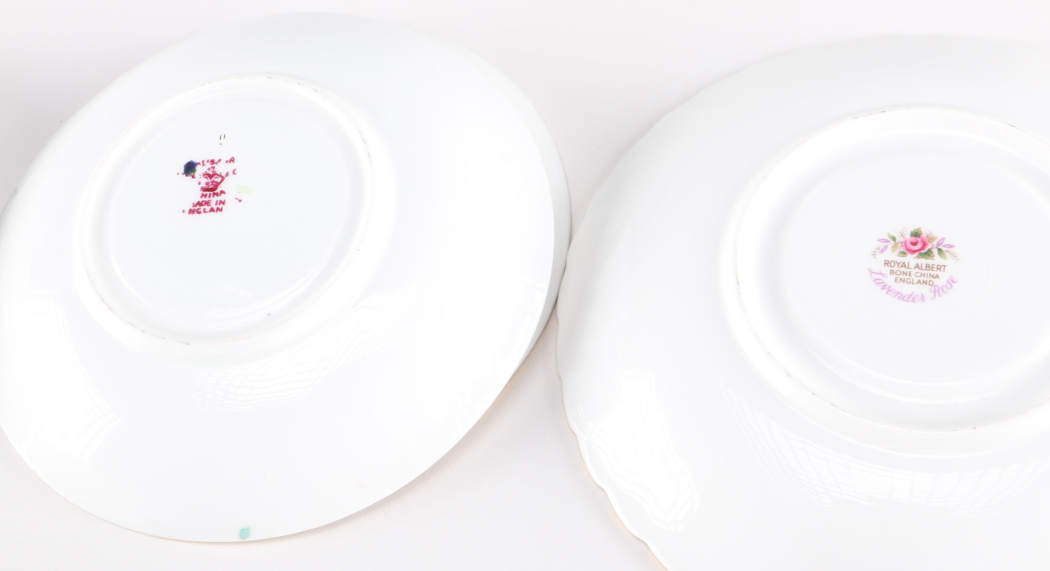 Collection of China Saucers and Trays