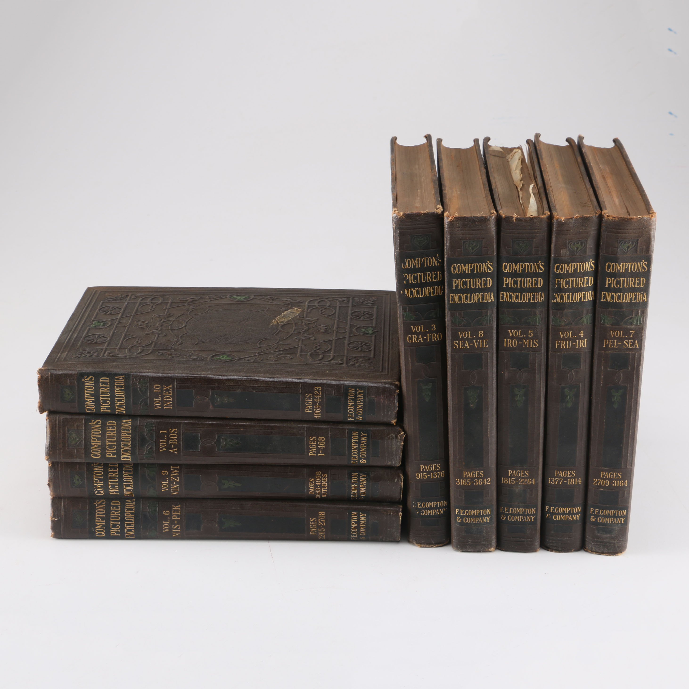 Vintage Collection of "Compton's Pictured Encyclopedia"