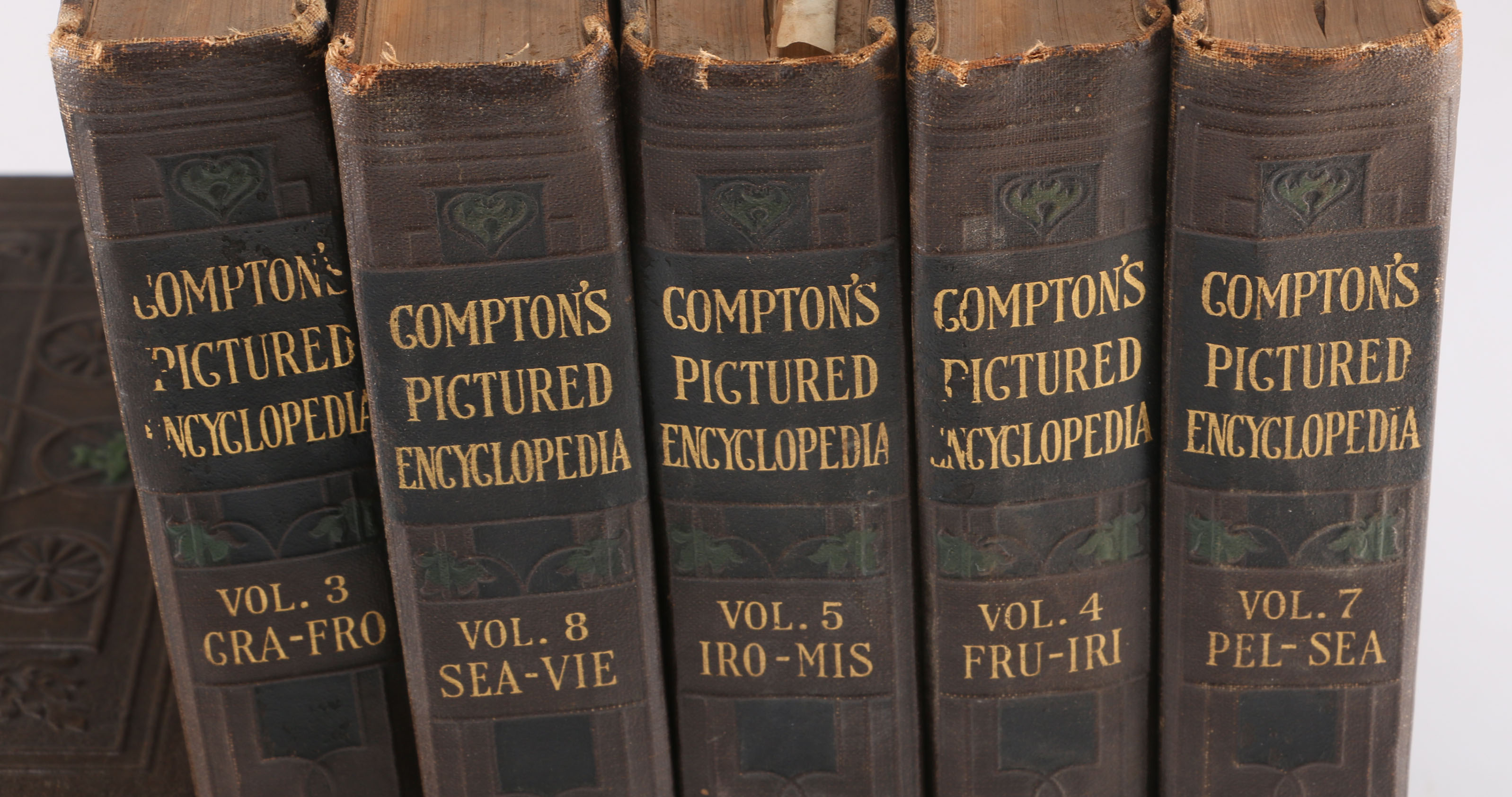 Vintage Collection of "Compton's Pictured Encyclopedia"