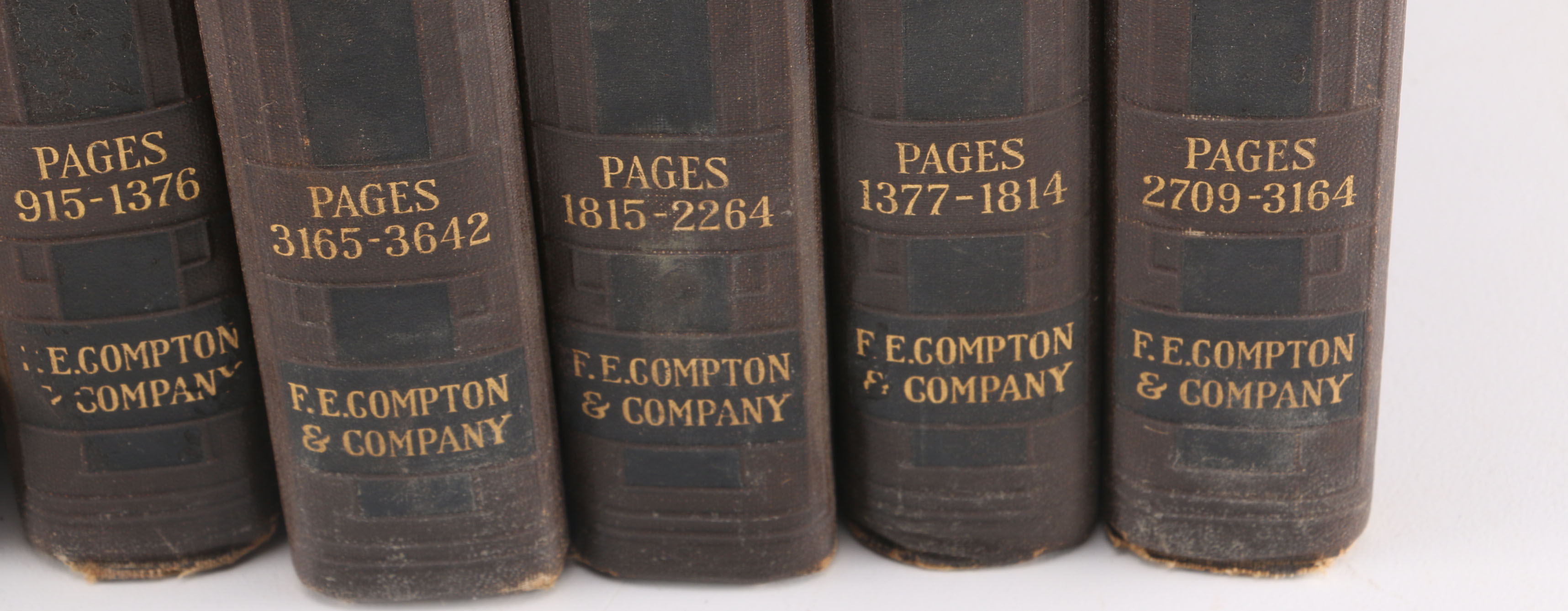 Vintage Collection of "Compton's Pictured Encyclopedia"