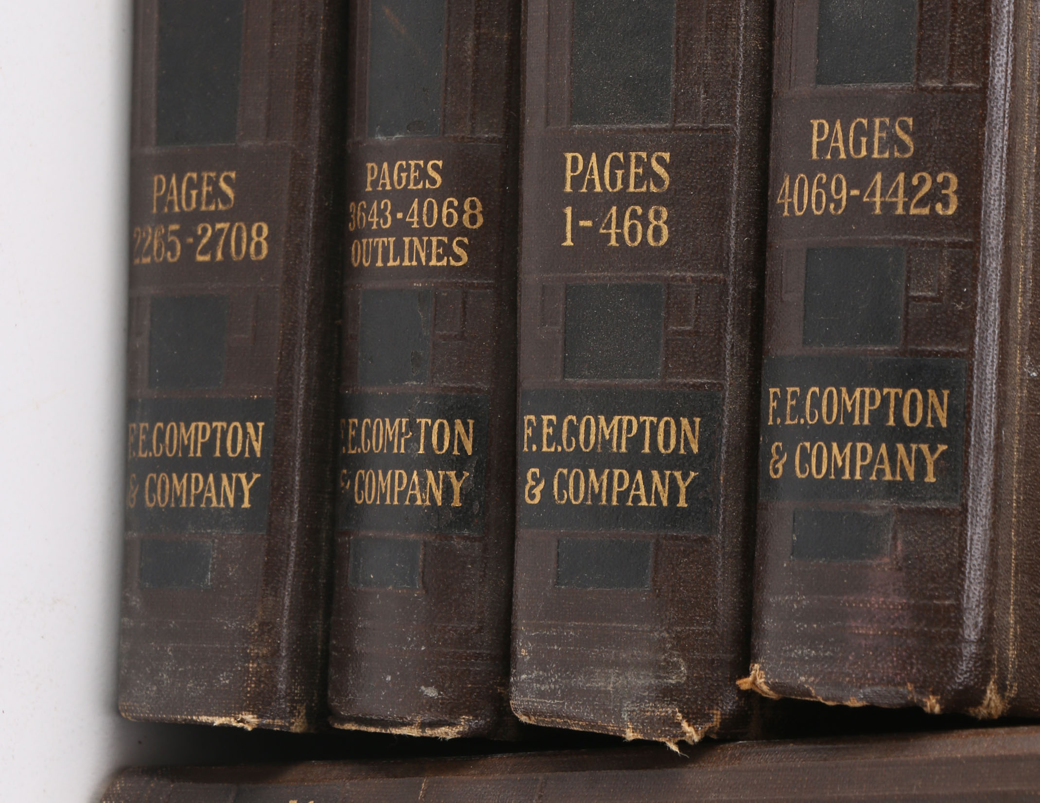 Vintage Collection of "Compton's Pictured Encyclopedia"