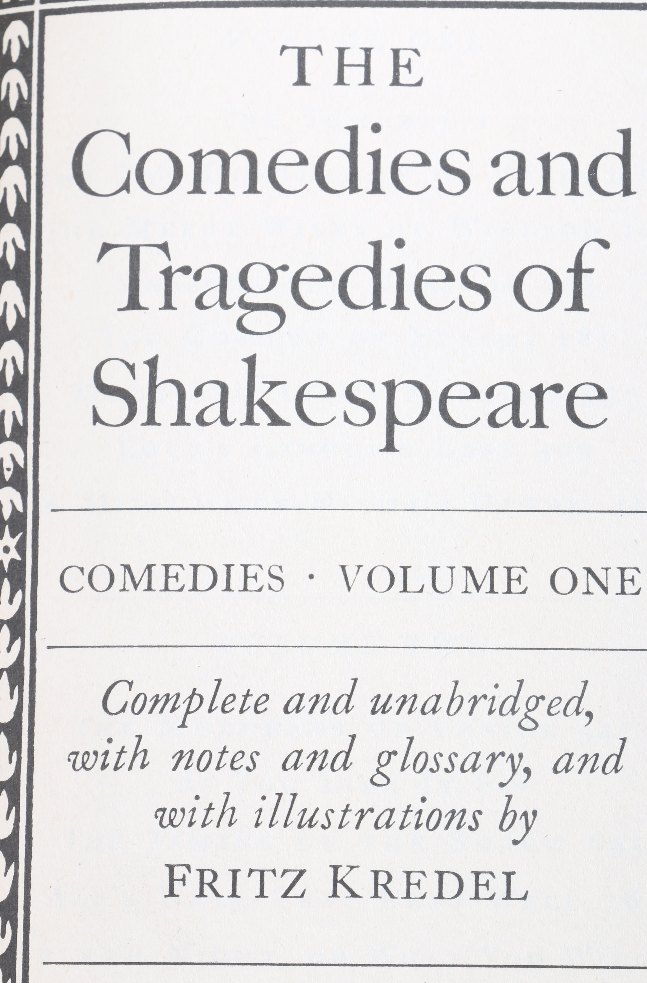The Comedies and Tragedies of Shakespeare Box Set