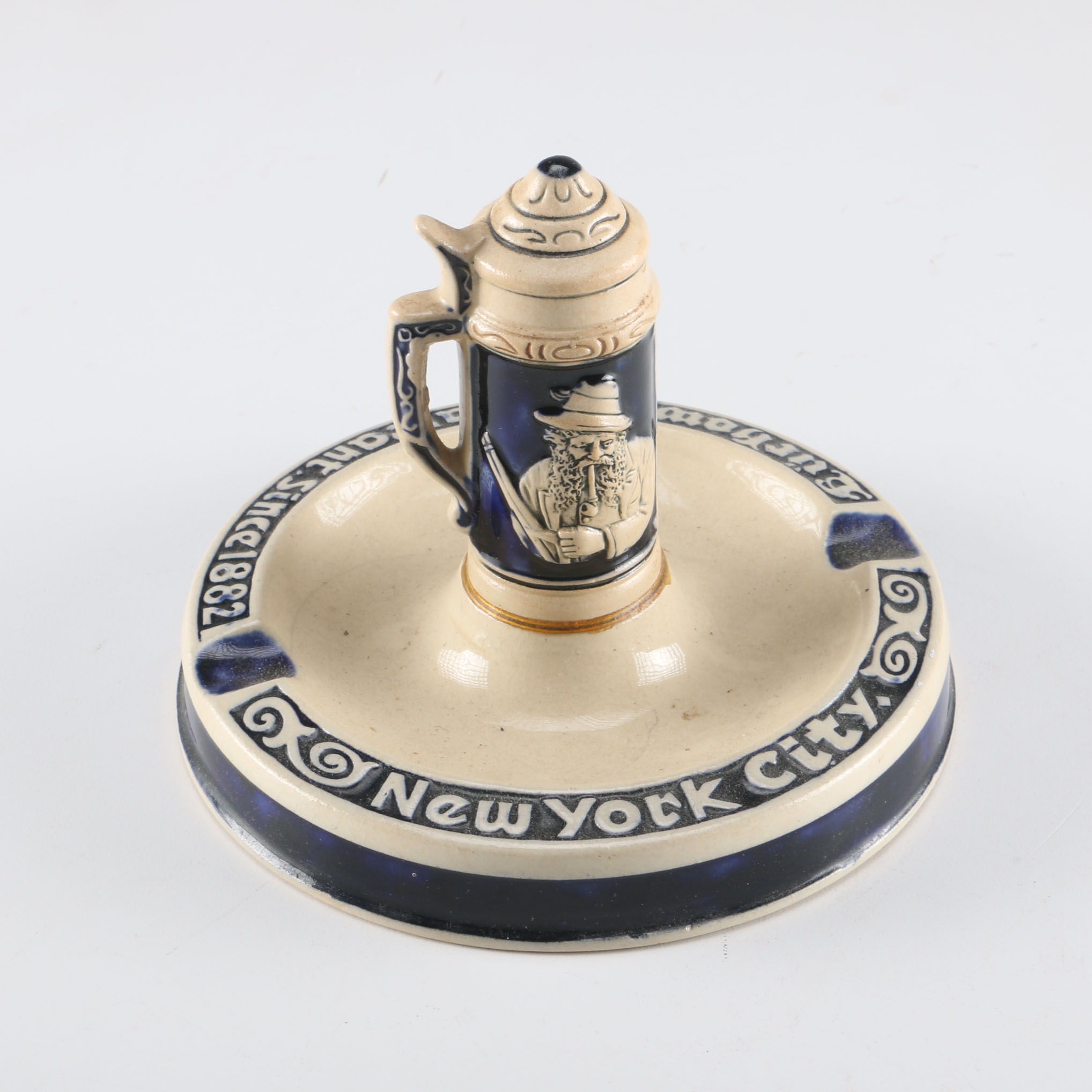 Luchow's Restaurant Beer Stein Ashtray