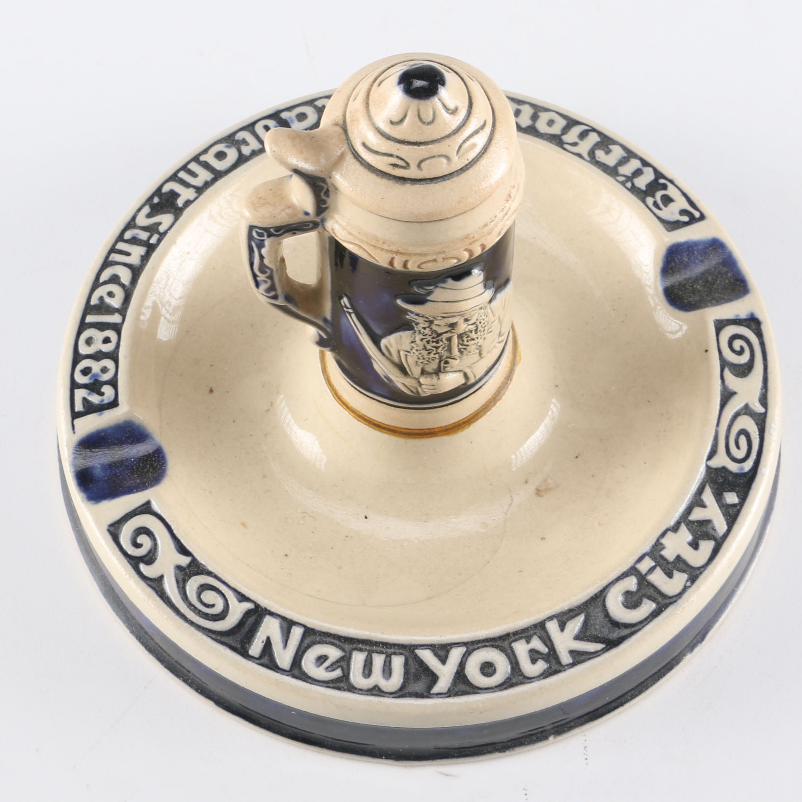 Luchow's Restaurant Beer Stein Ashtray