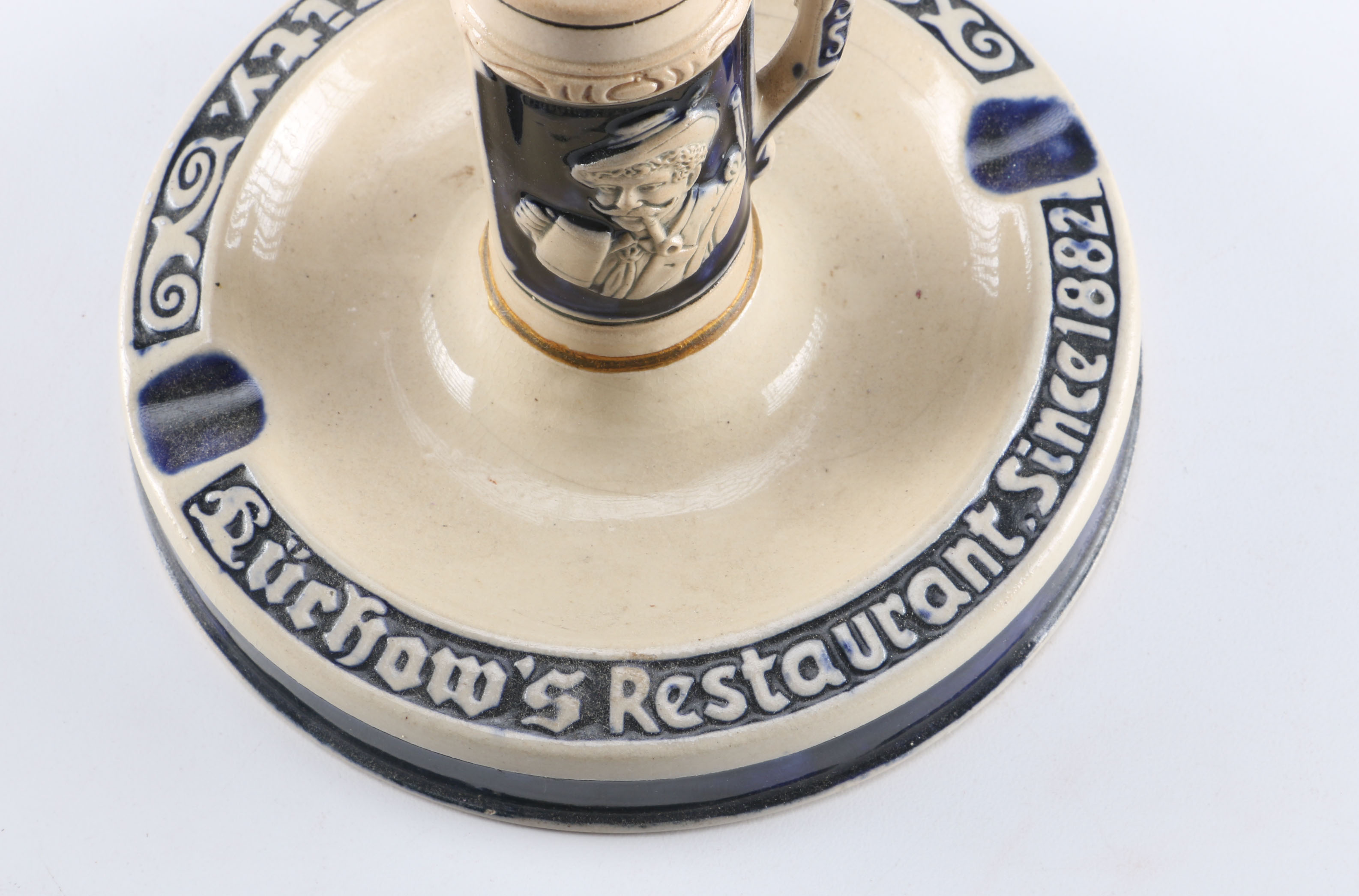 Luchow's Restaurant Beer Stein Ashtray