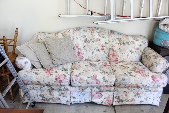 Upholstered Camelback Sleeper Sofa