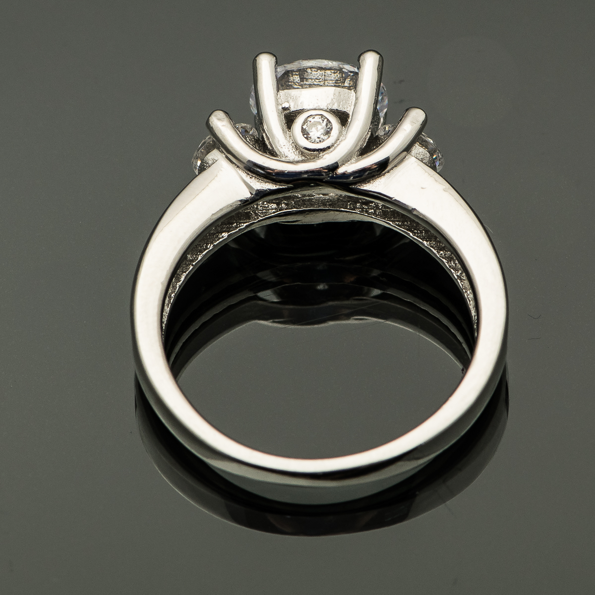 Sterling Silver and Cubic Zirconia Ring