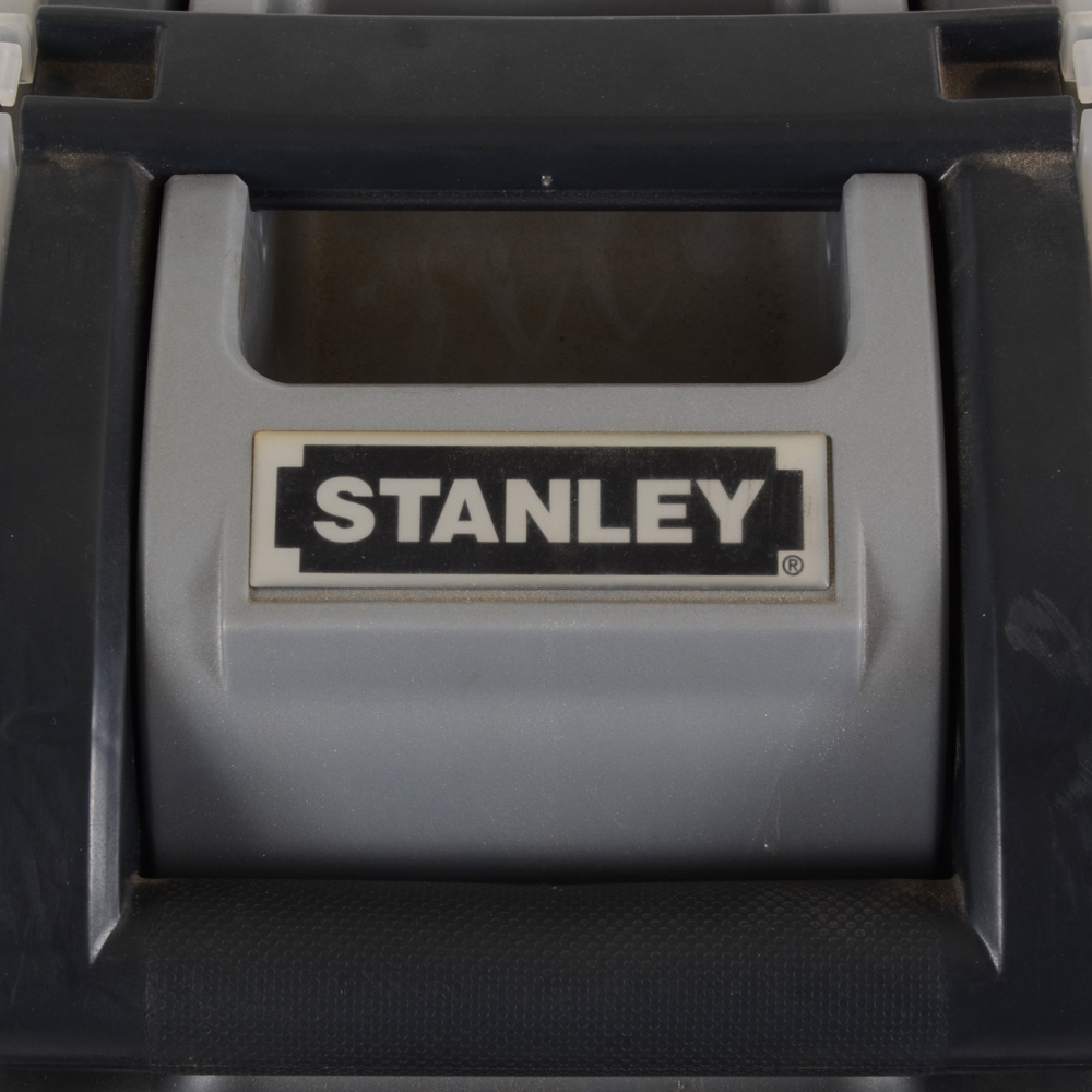Stanley Tool Storage Caddy with Tool Sharpeners and Spotlight