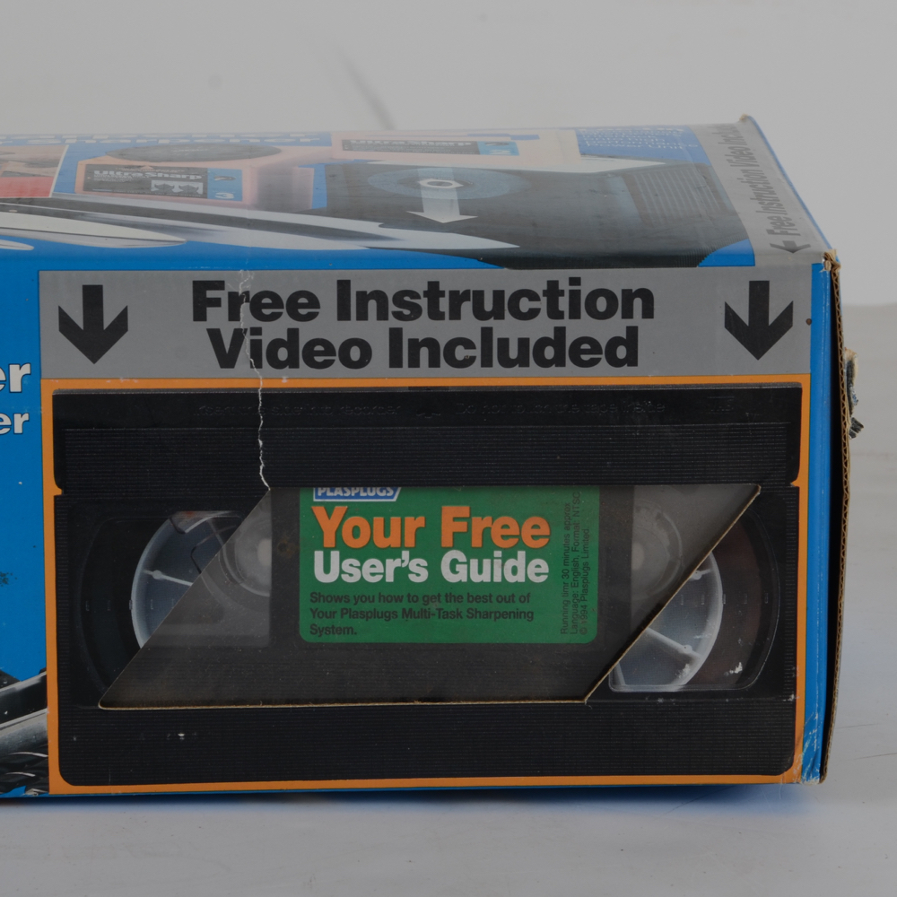 Stanley Tool Storage Caddy with Tool Sharpeners and Spotlight