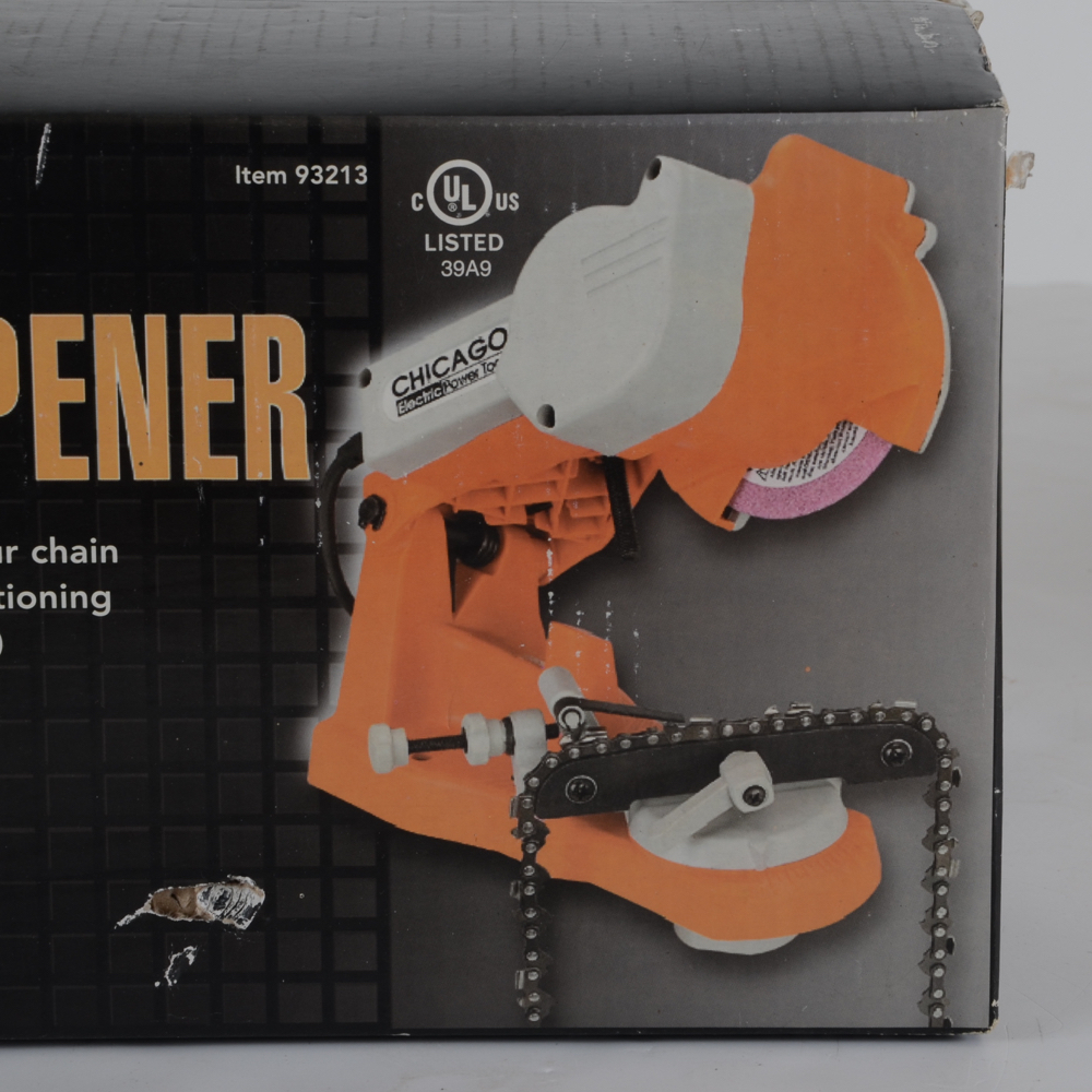 Stanley Tool Storage Caddy with Tool Sharpeners and Spotlight