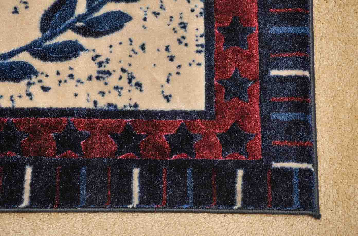 Patriotic Rug with Eagle