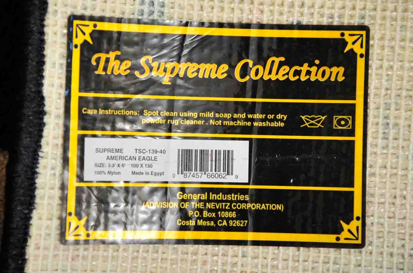 Patriotic Rug with Eagle