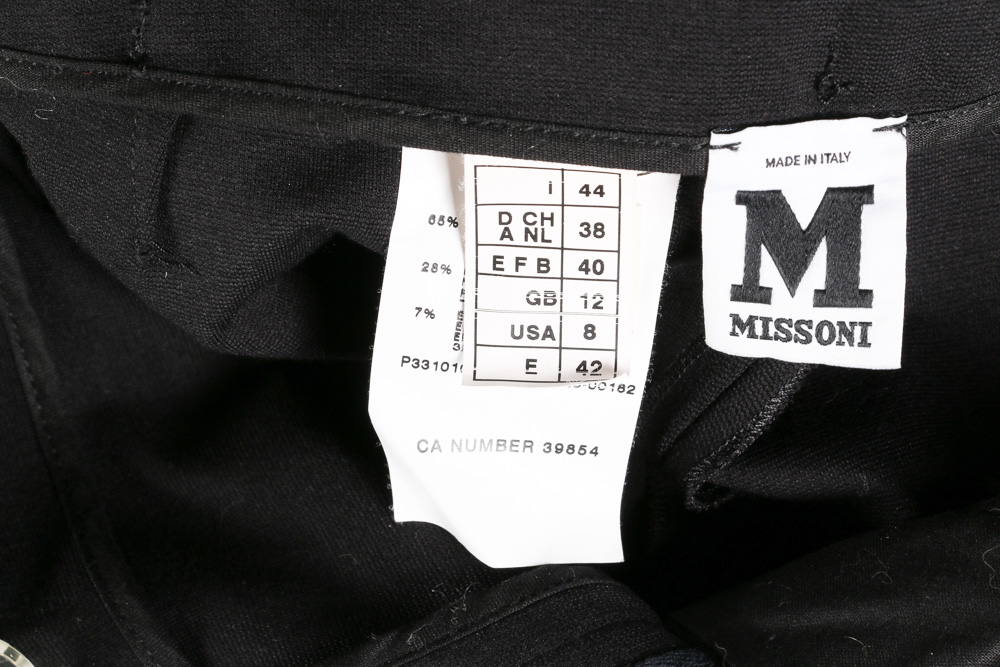 Black Missoni Dress Pants