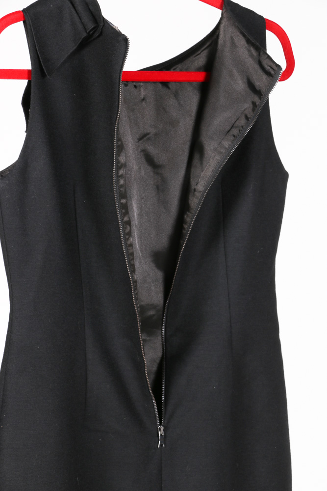 Elie Tahari Black Ribbon Dress