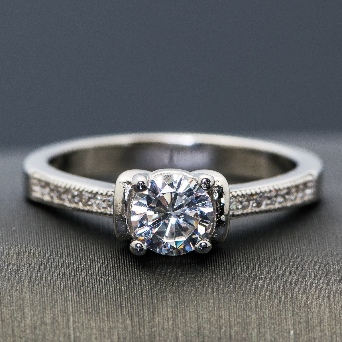 Sterling Silver and Cubic Zirconia Ring