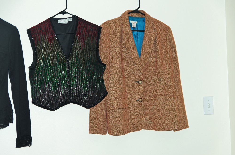 Assortment of Vintage and Newer Sweaters and Jackets