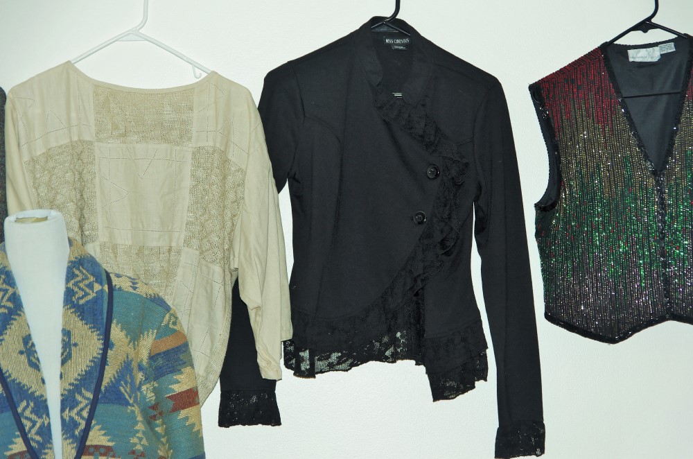 Assortment of Vintage and Newer Sweaters and Jackets