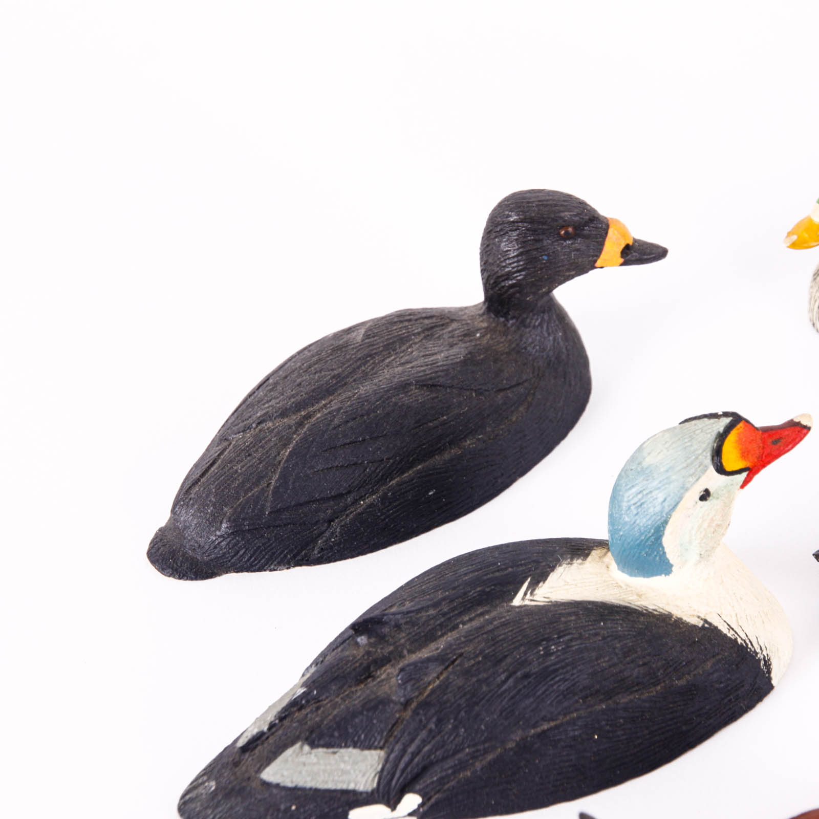Fifteen Hand-Painted Miniature Ducks by William J. Koelpin