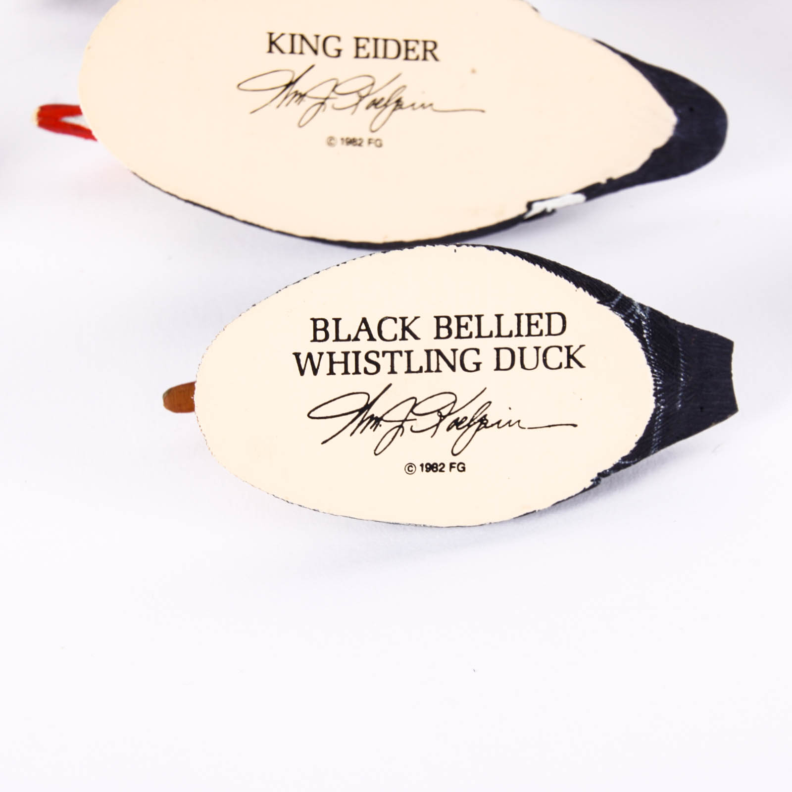 Fifteen Hand-Painted Miniature Ducks by William J. Koelpin